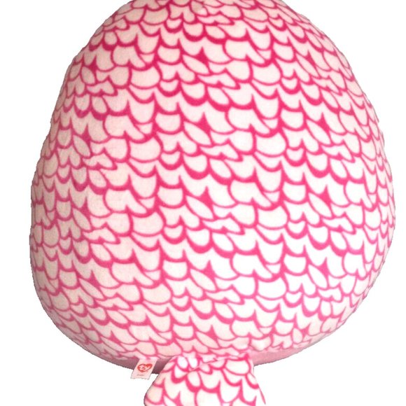 Ty Squish a Boos Pinky Owl Plush Stuffed Squishy Medium 10" - Picture 2 of 3